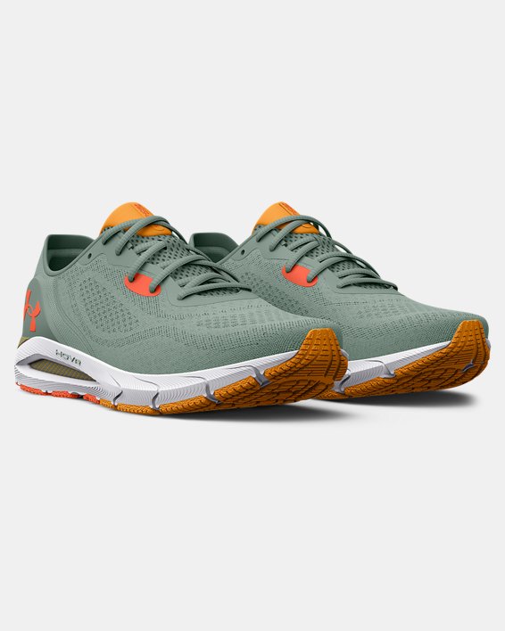 Women's UA HOVR™ Sonic 5 Running Shoes in Gray image number 3